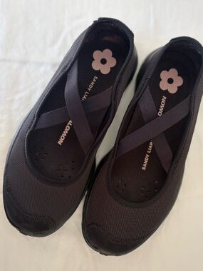 Sandy Liang x Salomon size 8 Women's Black Slip-On Ballet Flats